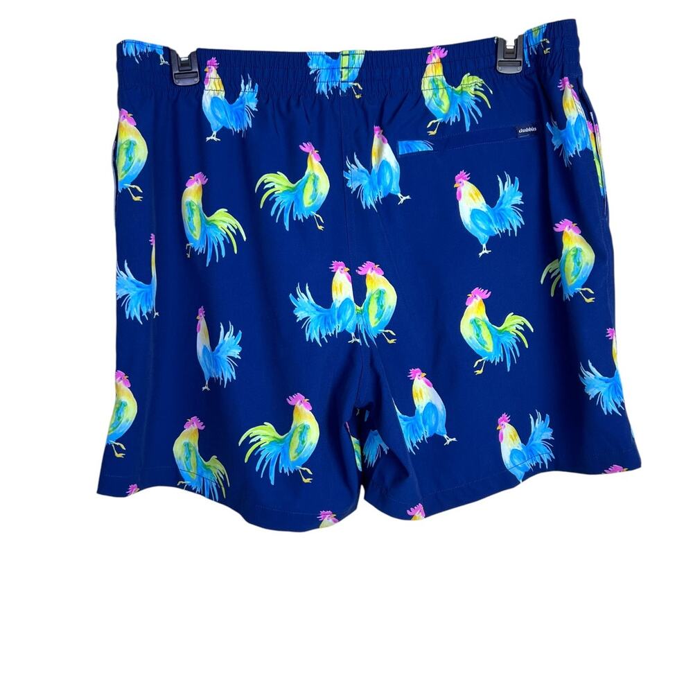 Chubbies The Fowl Plays Mens Classic Swim Trunks 5.5" Inseam in Navy Blue XXL - Picture 3 of 9